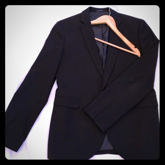 Black Blazer Size 40R - Picture 1 of 7